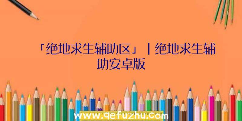 「绝地求生辅助区」|绝地求生辅助安卓版